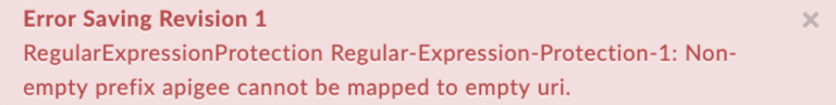 NONEmptyPrefixMappedToEmptyURI 錯誤訊息文字