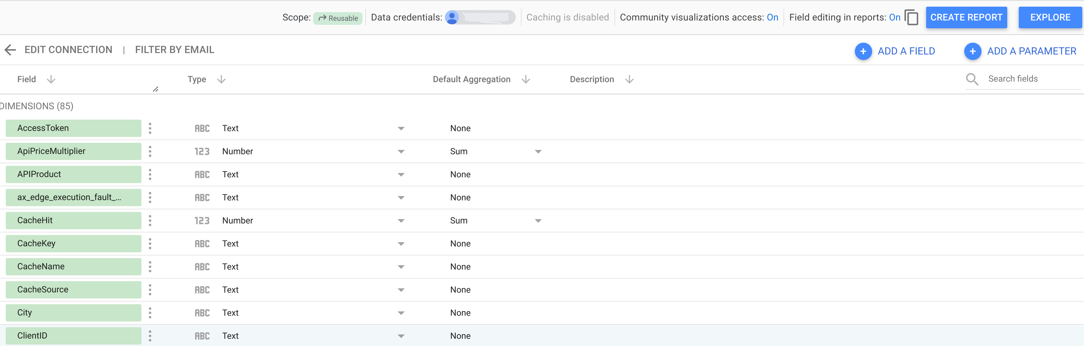 数据洞察 中的 Apigee Analytics 页面。