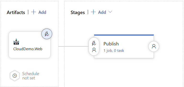 Azure Pipelines 中的管道螢幕擷取畫面