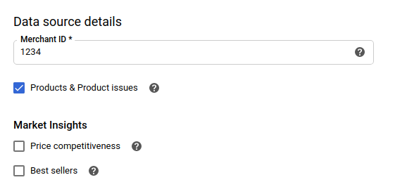 Google Merchant Center 移轉資料。