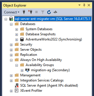 Verify Replica Database.