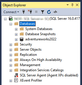 Verify Restored Database.