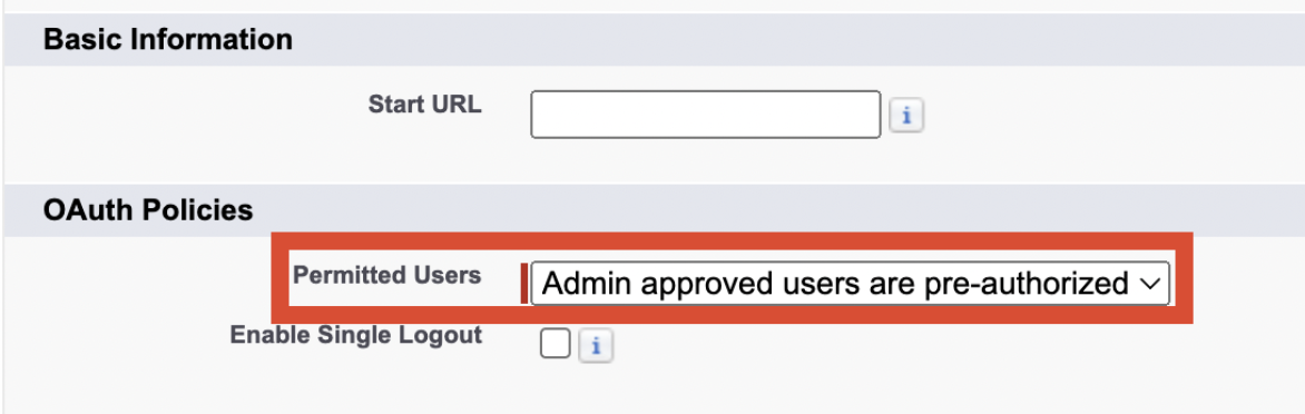 OAUTH 政策显示
