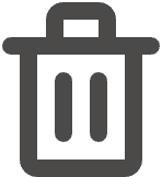 刪除圖示：移除一次性公告。