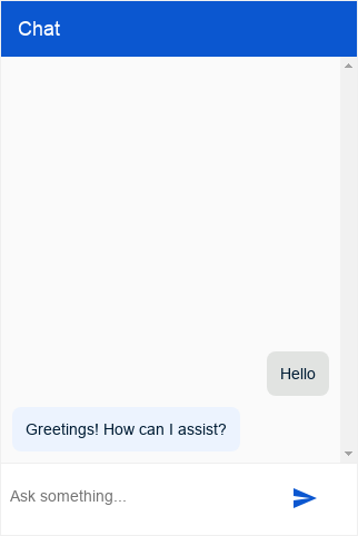 Dialogflow CX Messenger 螢幕截圖