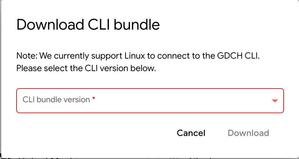 下载 CLI 软件包