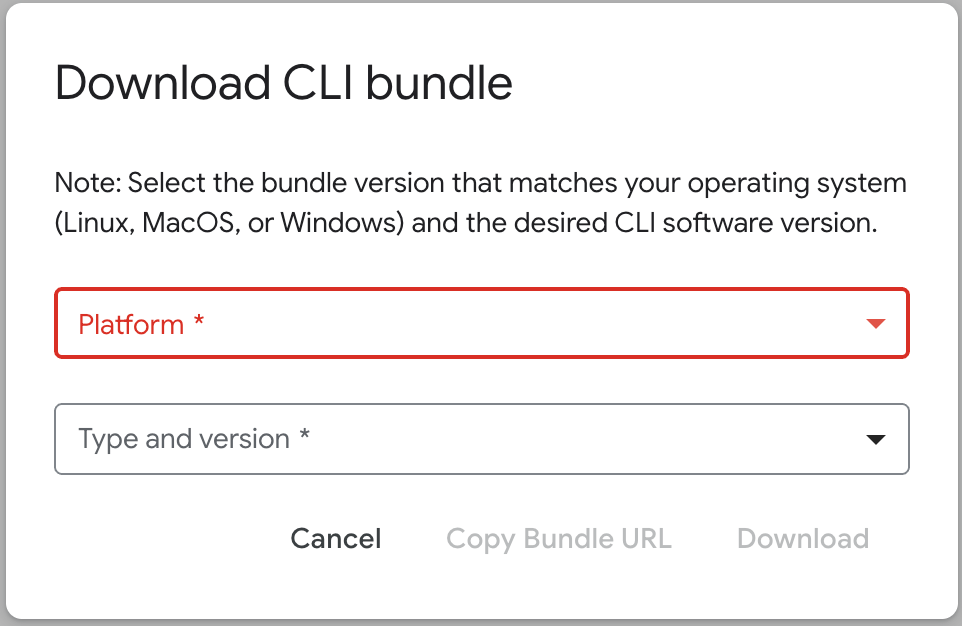 下载 CLI 软件包
