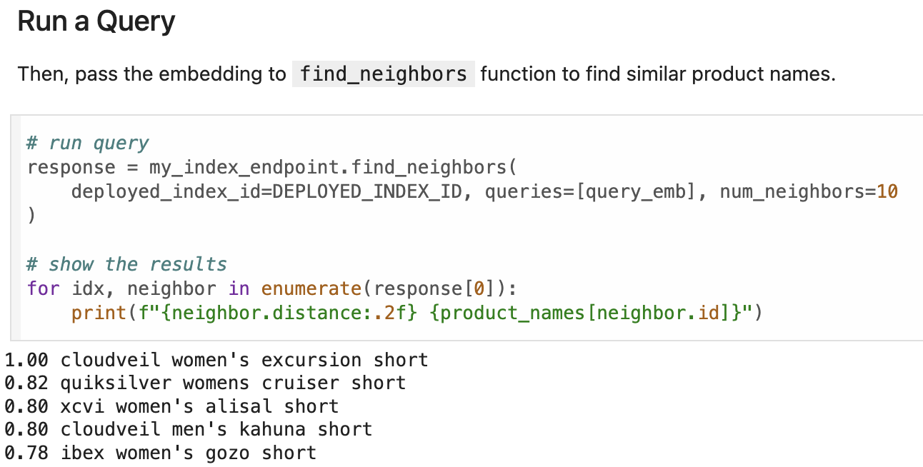 Agent Platform Vector Search 快速入門導覽課程