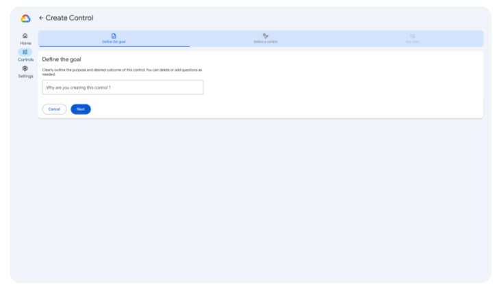 以商品目錄建立者身分建立控制項。