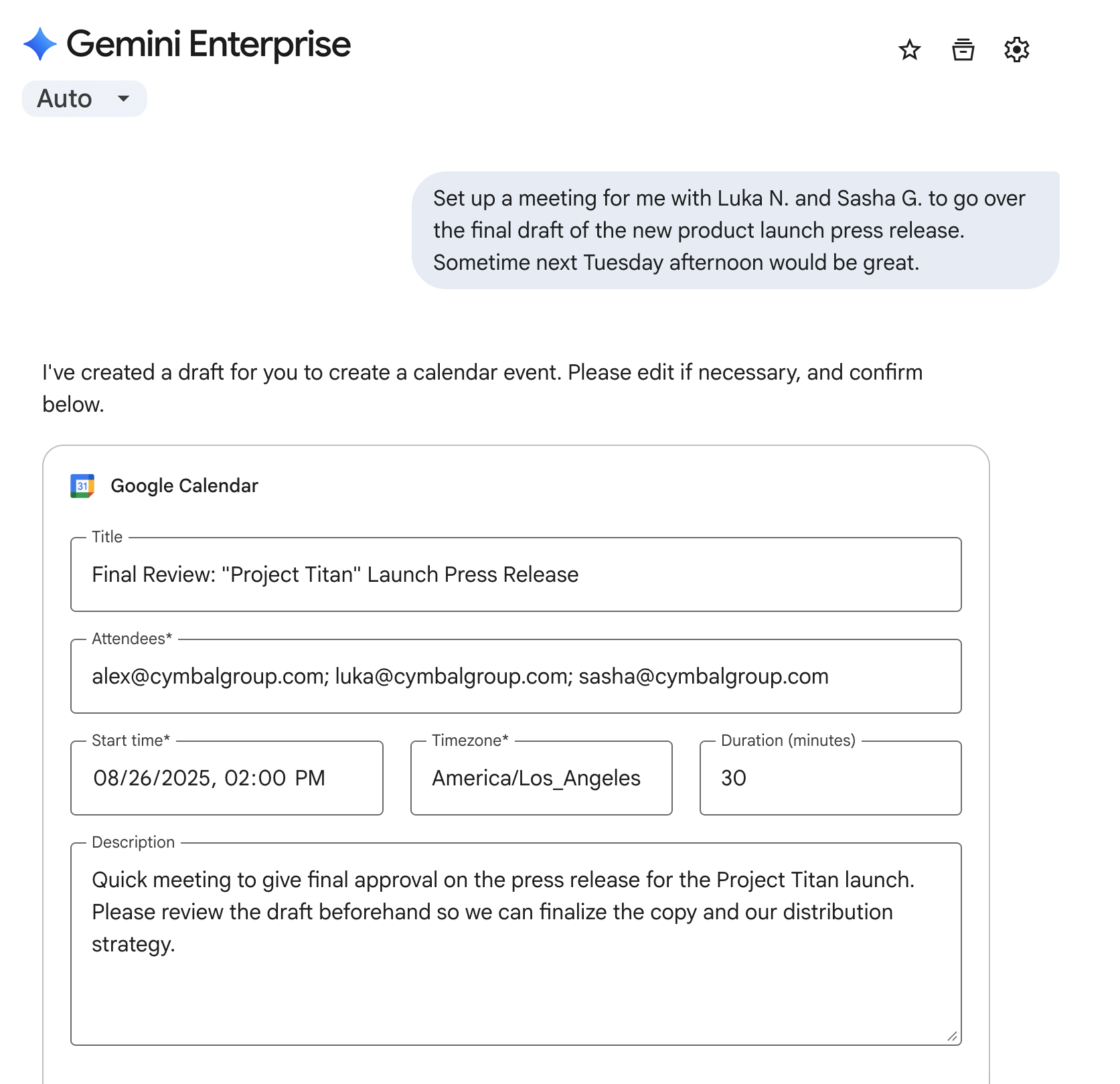 在 Google 日历中安排活动