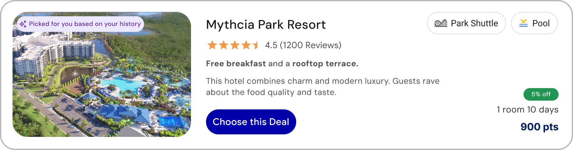 Conversational commerce agent shows user expectations with transparency for results based on the site visitor's search history.