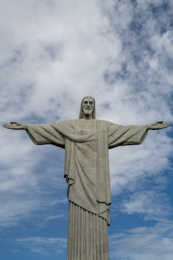The Christ the Redeemer statue in Rio de Janeiro, Brazil.